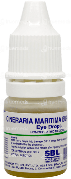 Sbl Cineraria Maritima Euphrasia Eye Drops 5Ml